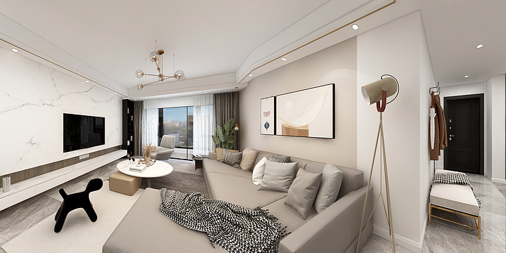 小刘i-现代轻奢4.0-装修设计方案