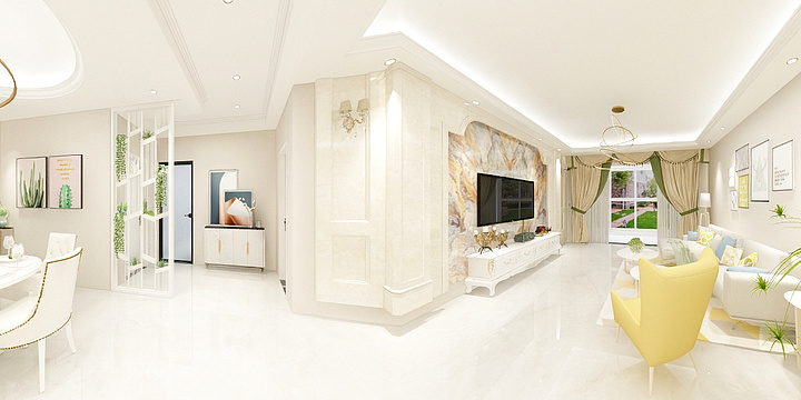 宋爱荣-滨江府8号楼东户样板房-装修设计方案