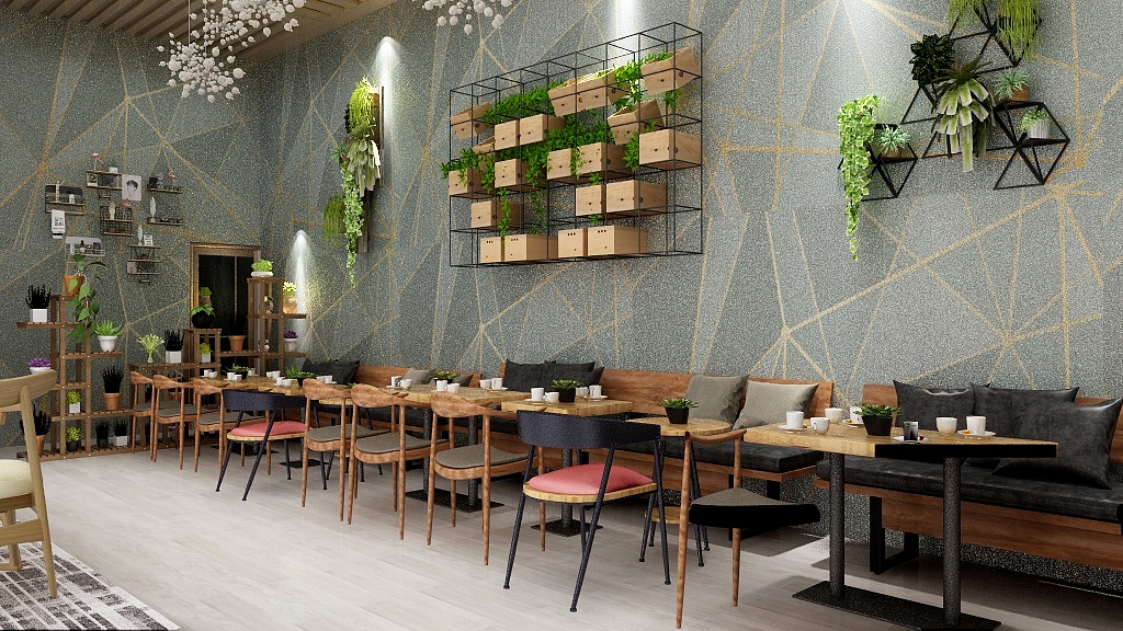 暮色DQgE-咖啡简餐厅-装修设计方案