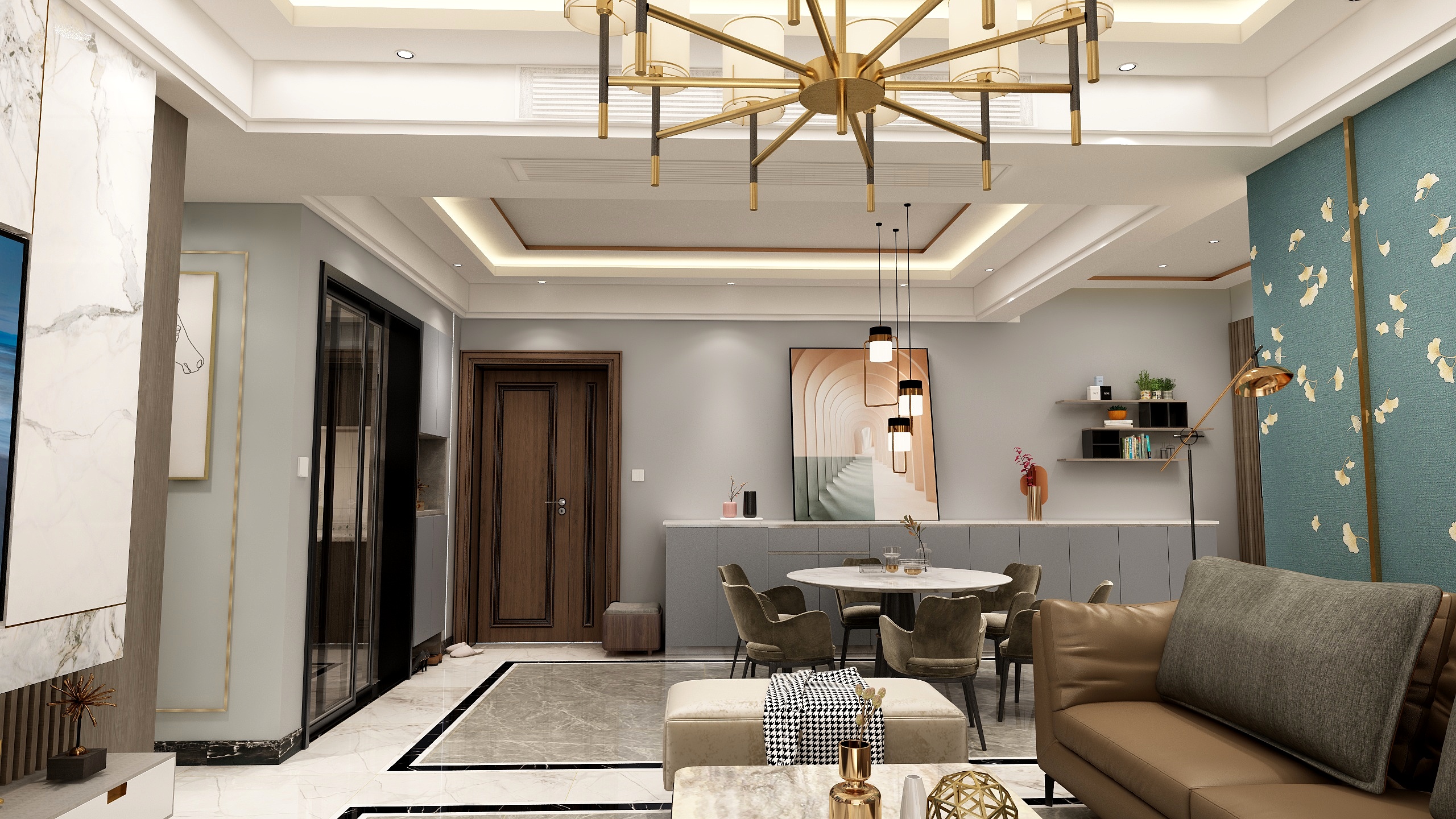 大则-向阳府现代轻奢风格展示-装修设计方案