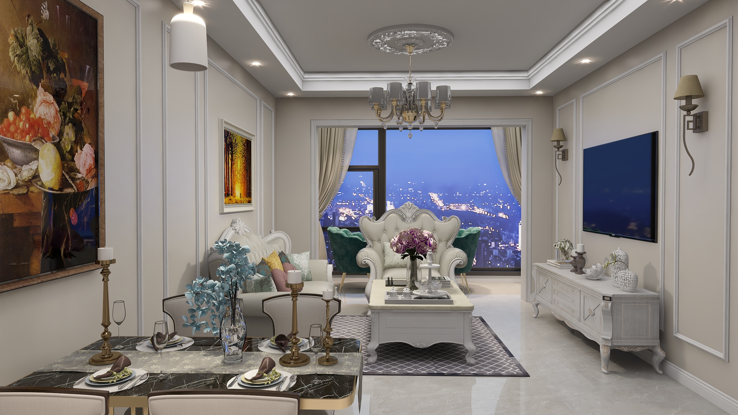 然格-中梁首府-欧式-装修设计方案