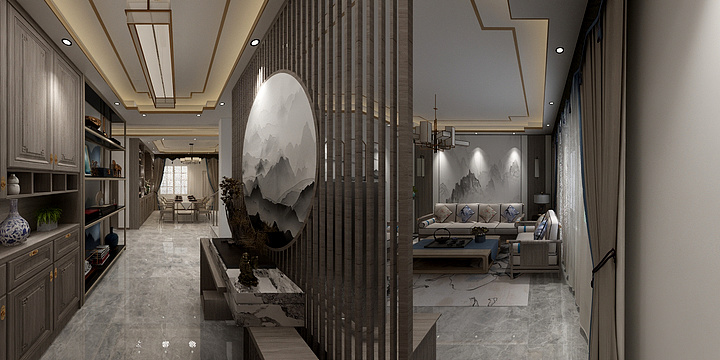 夏俊威-24-李哥别墅新中式-装修设计方案