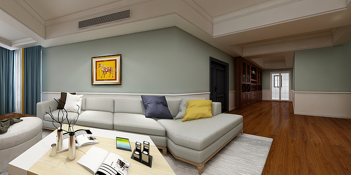 傲雪设计-汉昇悦荣府-装修设计方案