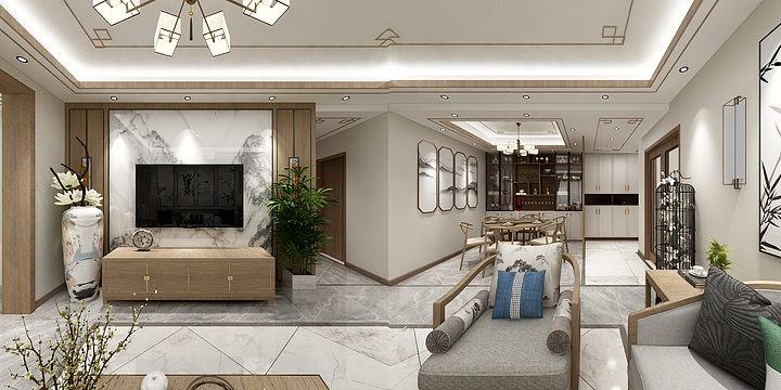 墨玉盛世众合装饰-凤凰城J1-装修设计方案