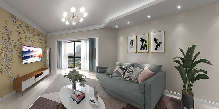 ShirleyXH-婵婵雅居-(北欧）-装修设计方案