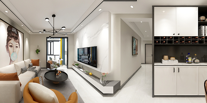 C梅梅-茶花苑-装修设计方案