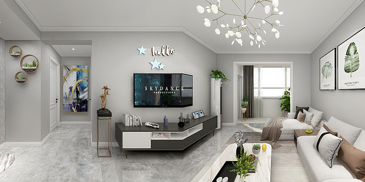 金辉丽川装饰有限公司-美域豪庭46-1703-装修设计方案