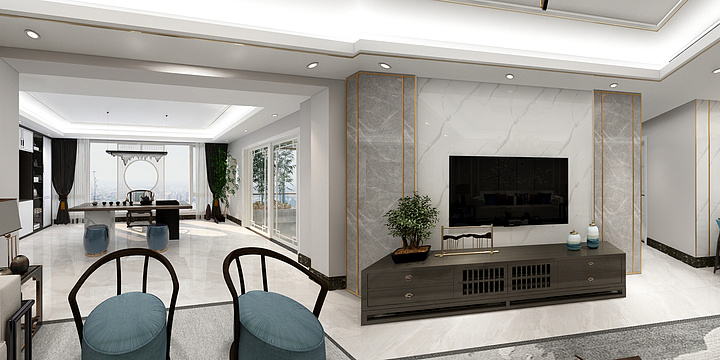 staceyli-成都周女士新中式-装修设计方案