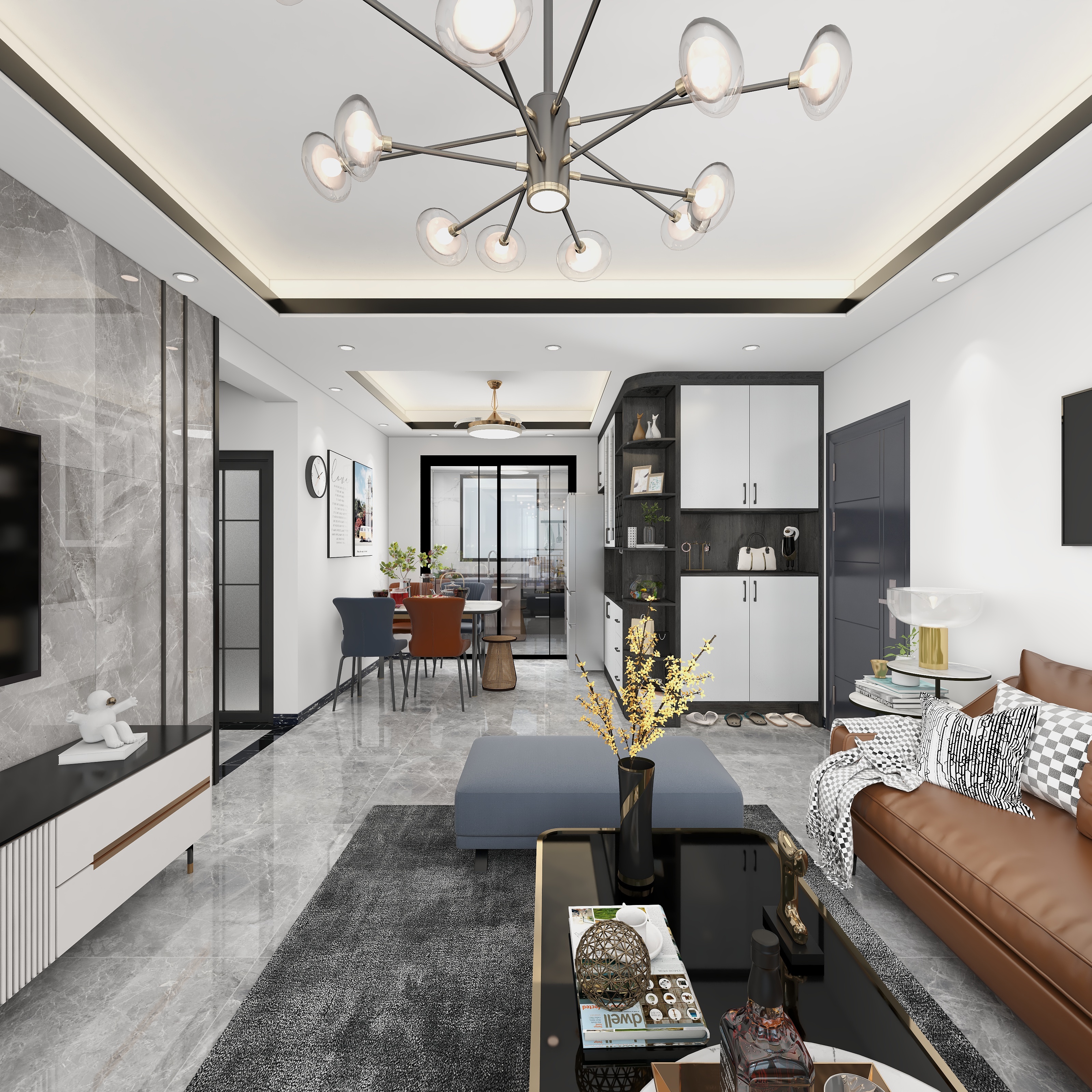 上河装饰-幸福御城公馆5栋902-装修设计方案