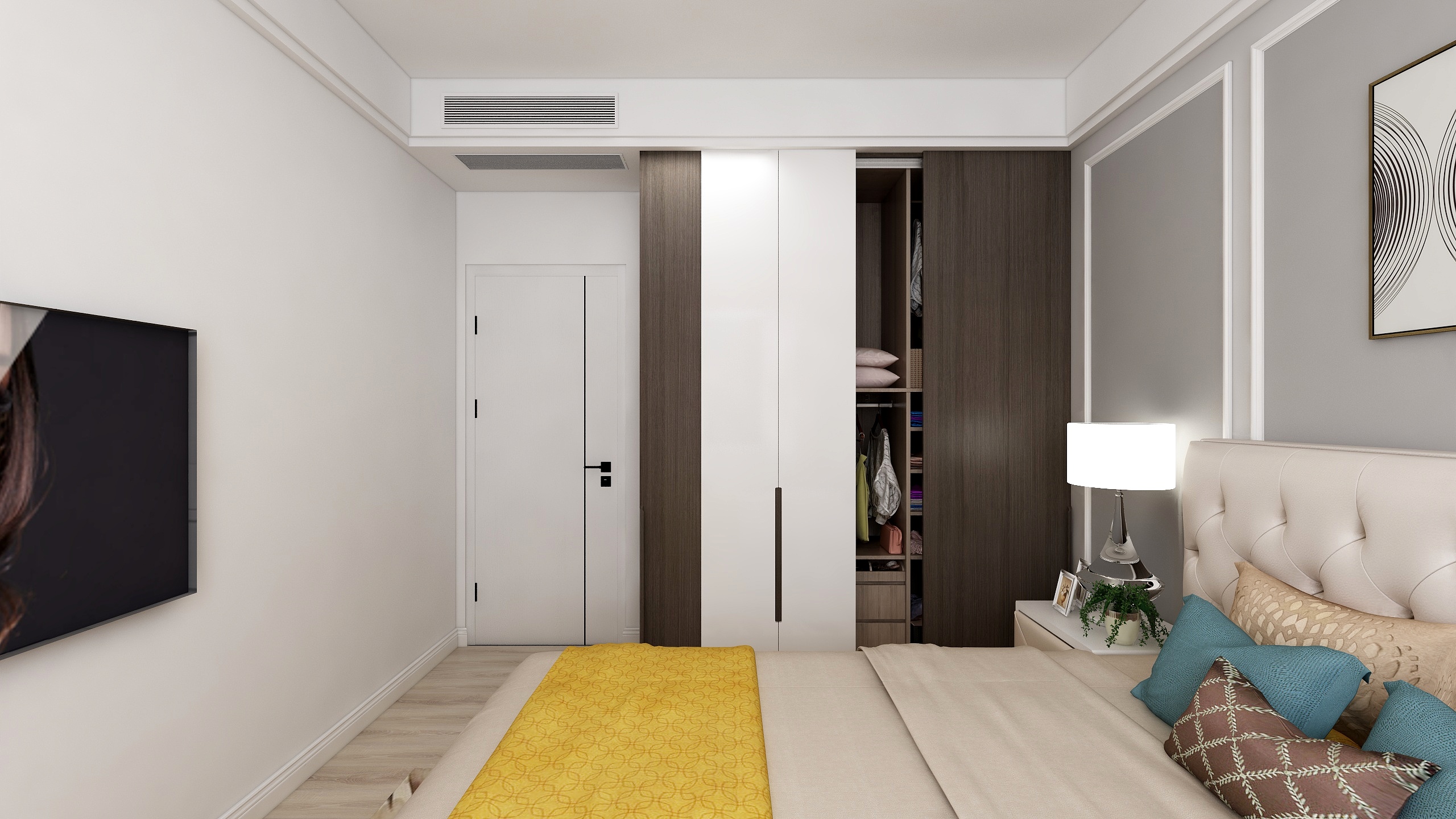 随心所欲乀-德信海德公园83.00㎡A2’3室2厅1卫1厨-装修设计方案