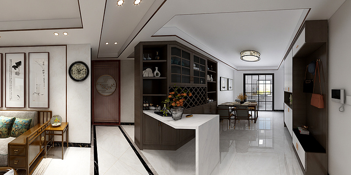 九品空间装饰-1号学府白老板-装修设计方案