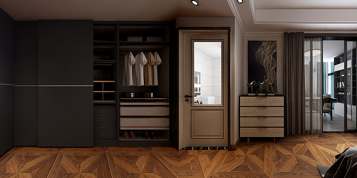 资深原创设计师-阳光100别墅卧室-装修设计方案