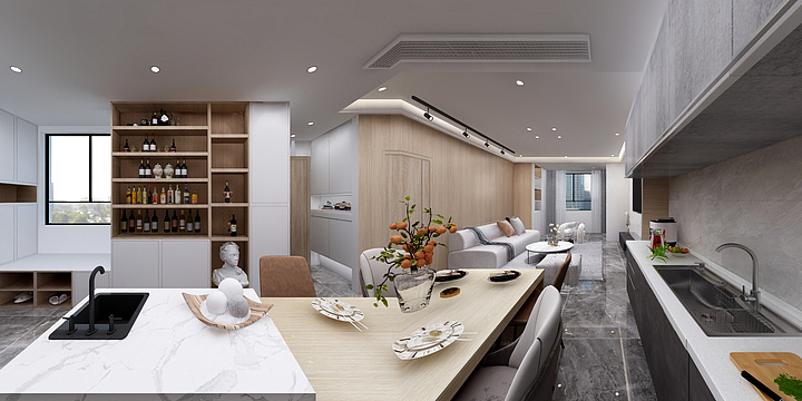 小小胖子啊-万科-余小姐-装修设计方案