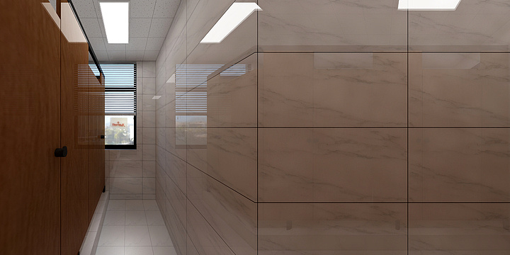 举人Designer-四川众信办公楼卫生间-装修设计方案