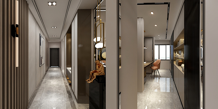 勤与智慧的兼顾-太阳湾严总雅居-装修设计方案