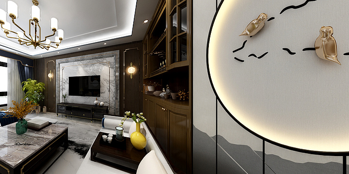 新空间设计曹楠楠-怀府花园别墅-装修设计方案