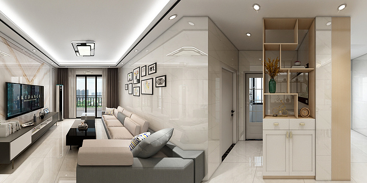 惠州零距离装饰-理想荟1栋2702-装修设计方案