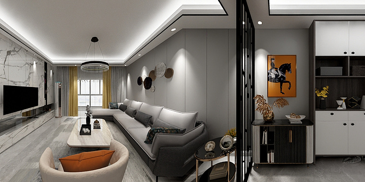 康城装饰设计-侨城洋房145P-装修设计方案