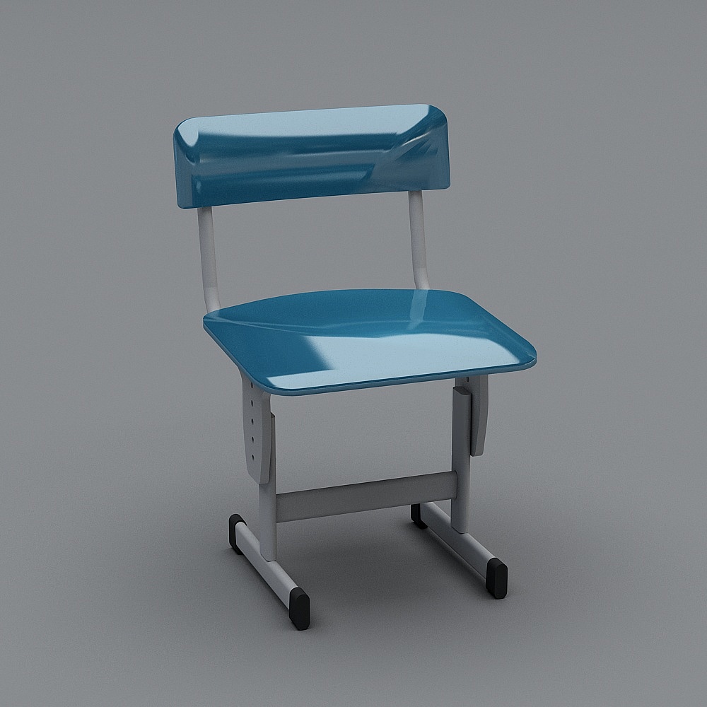 公装学校-课椅-53D模型