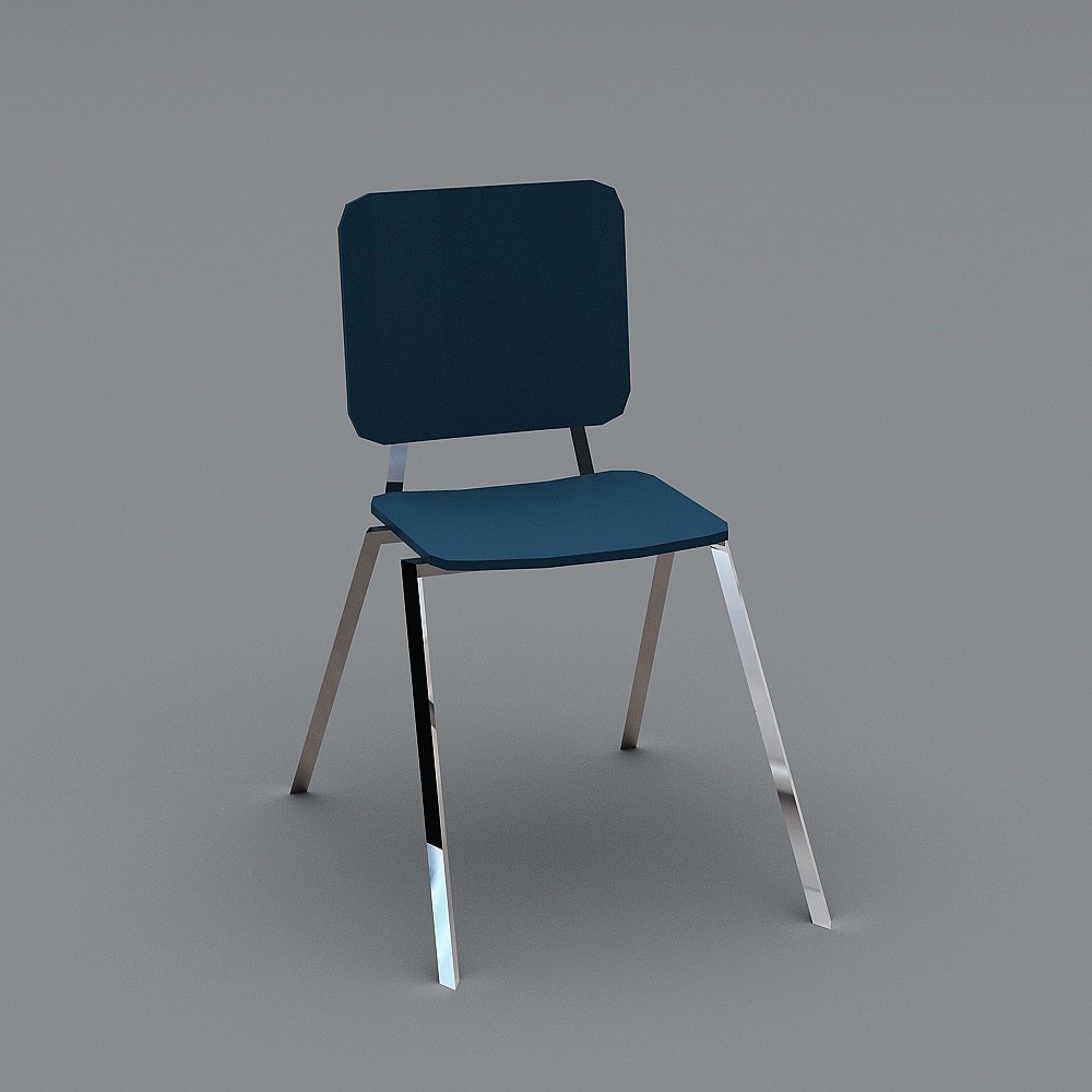 公装学校-课椅-73D模型