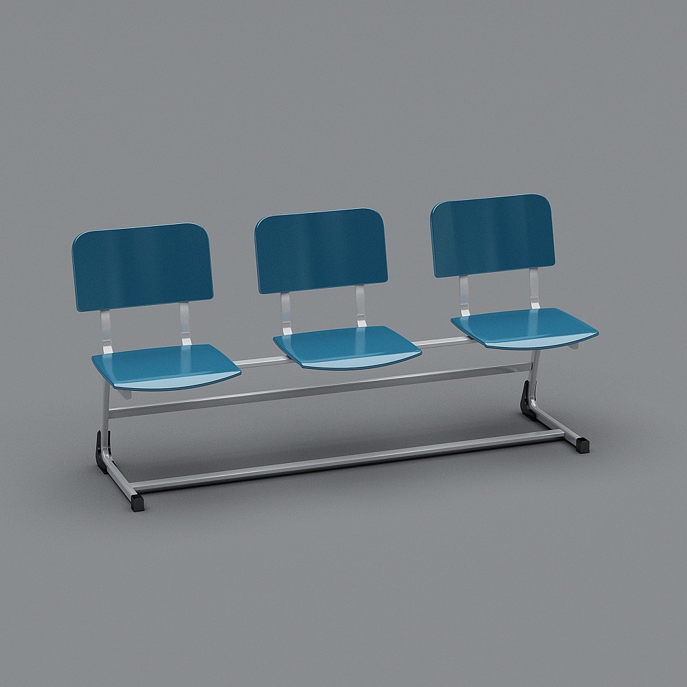 公装学校-课椅-43D模型