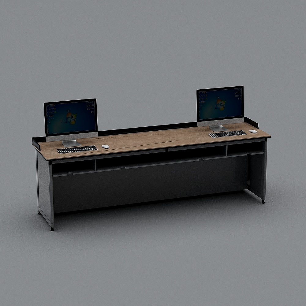 公装学校-课桌-123D模型