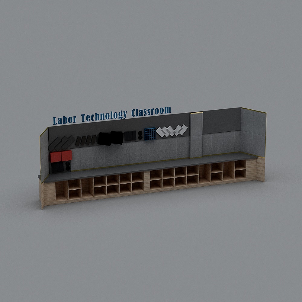 公装学校-柜子-43D模型