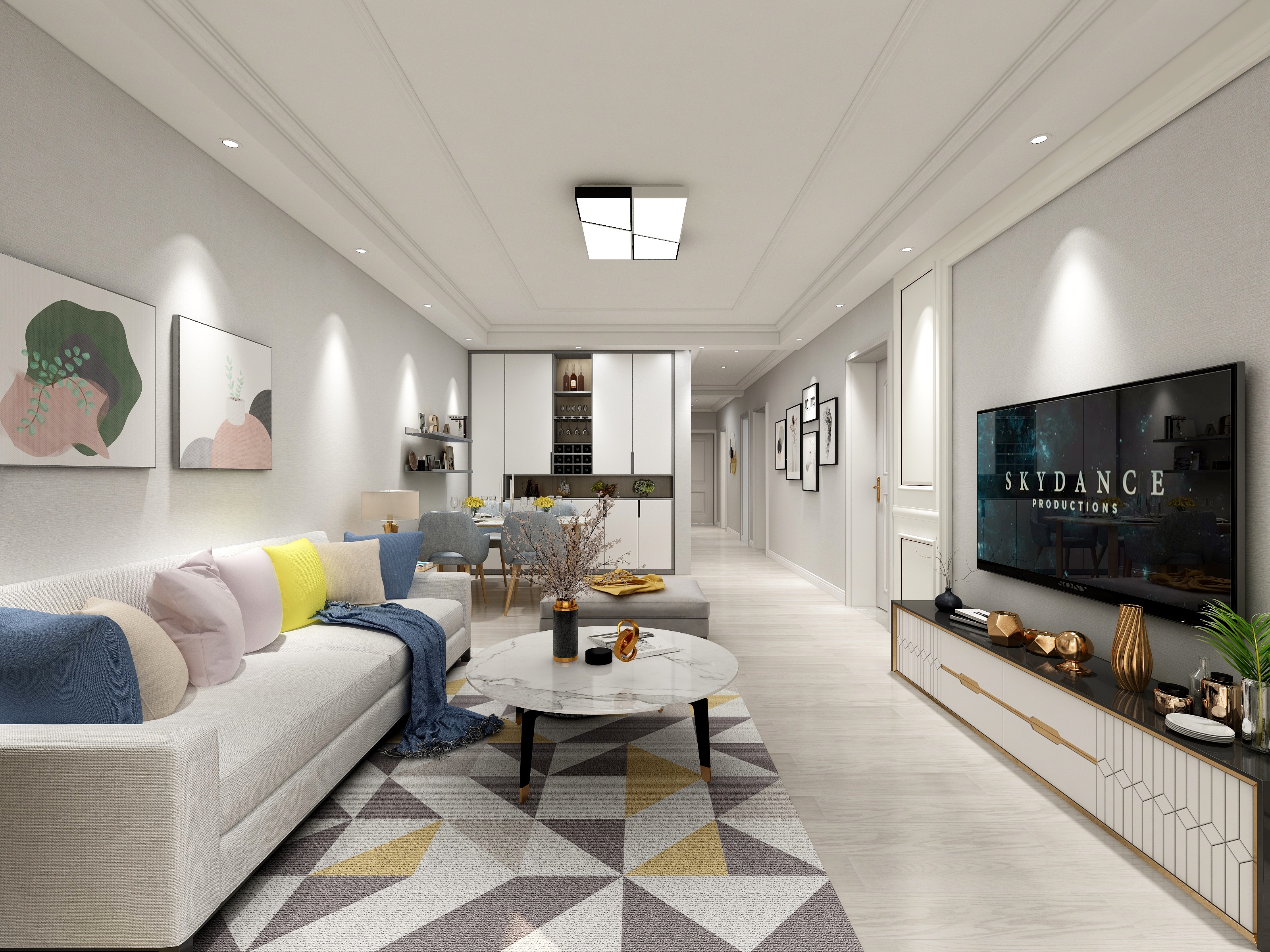 全案设计罗琪-人民医院家属院10楼-装修设计方案