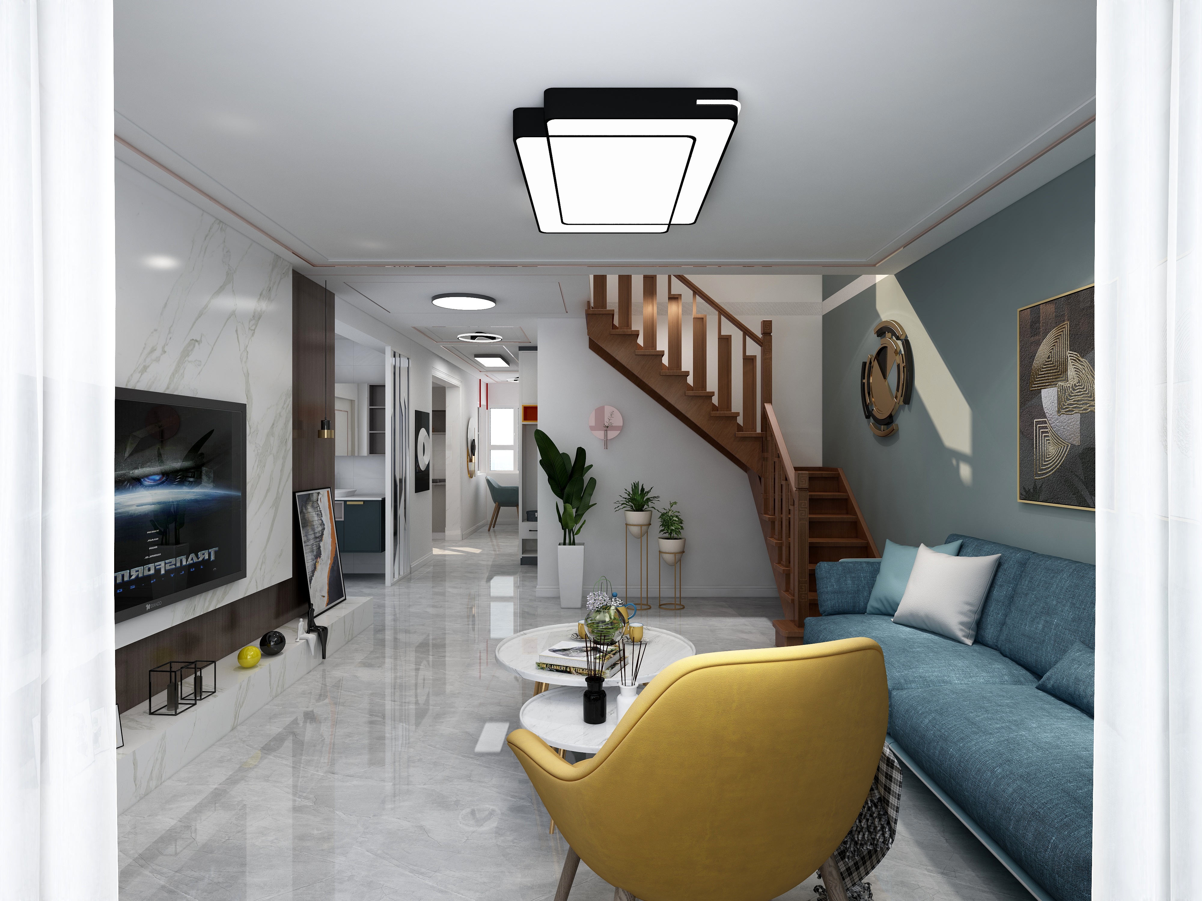 蛟河晟辉装饰设计工作室-首钢二期10-3装修效果图