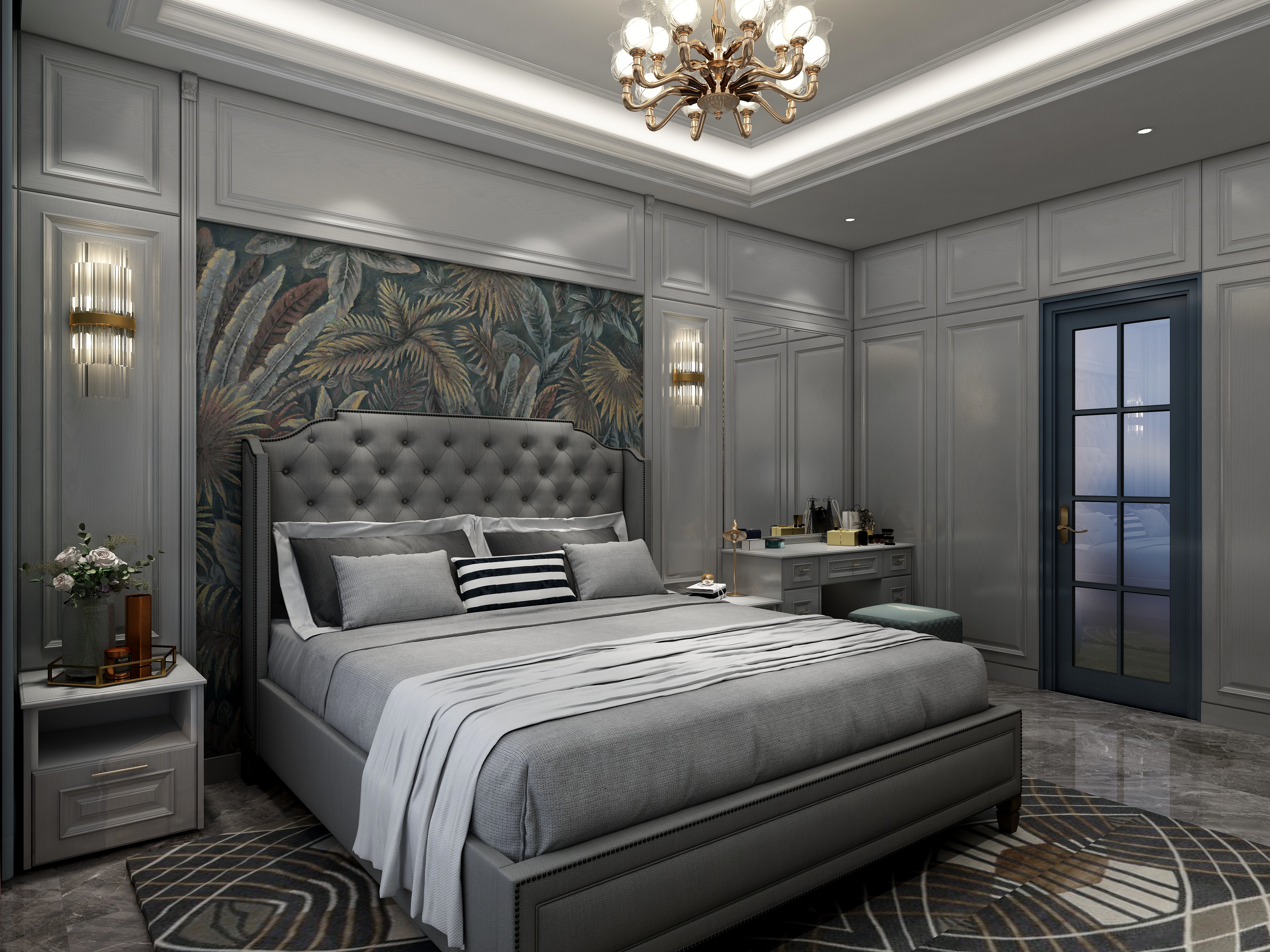 Tim设计_-美式轻奢装修效果图