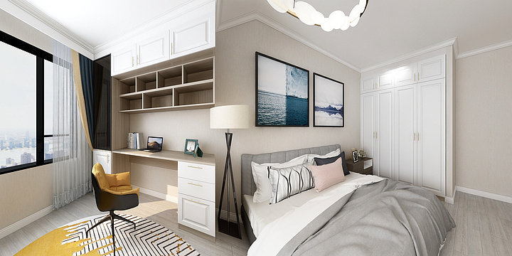 刘占峰-浙商大厦150卧室-装修设计方案