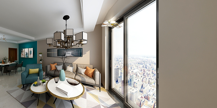 多乐士河南淮滨-淮滨江淮名都赵专女士后现代-装修设计方案