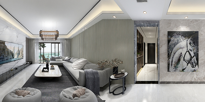 MajorDesign-宾哥豪宅设计效果图-装修设计方案