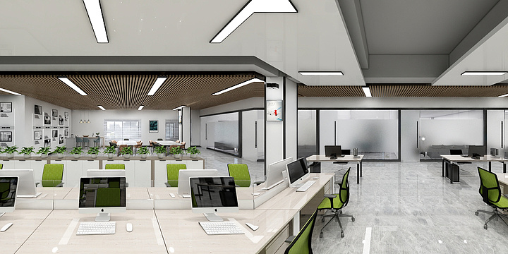 秋天KB-鑫赣辉办公楼二楼-装修设计方案