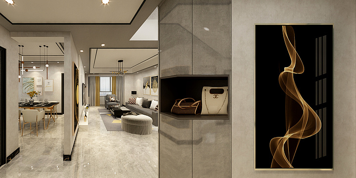 永明设计-1楼平面-装修设计方案