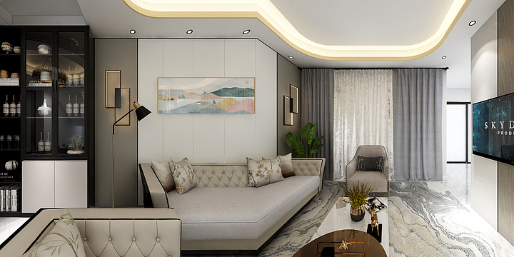 爱喝奶的肥肥-长泰御园-装修设计方案