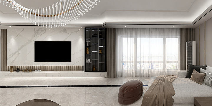 锡林郭勒盟水森林装修有限公司-绿海云天-徐女士雅居-装修设计方案