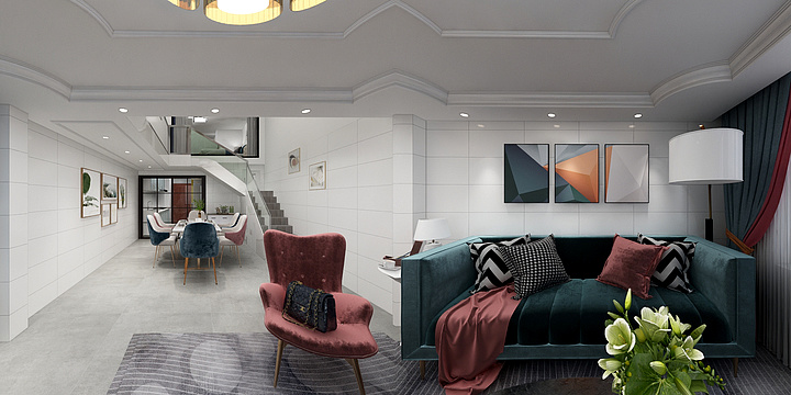 睿瑄设计-五彩城-装修设计方案