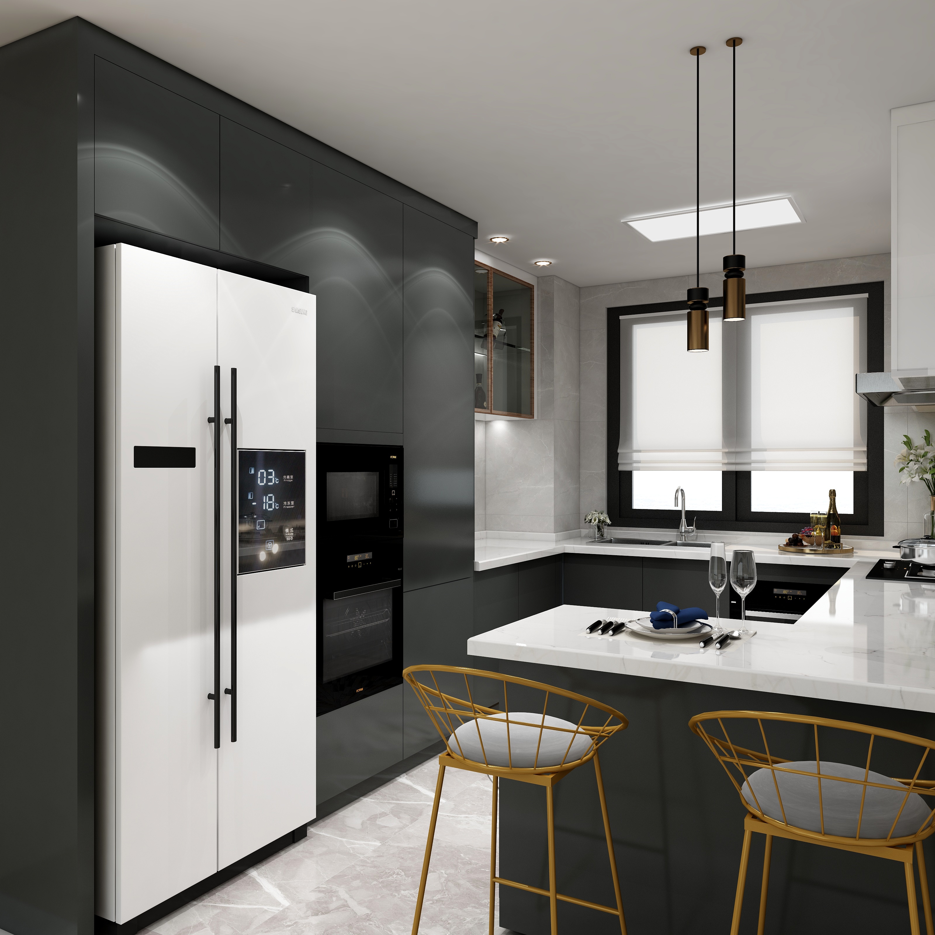 张HF139-金懋府9-1-1901橱柜-装修设计方案