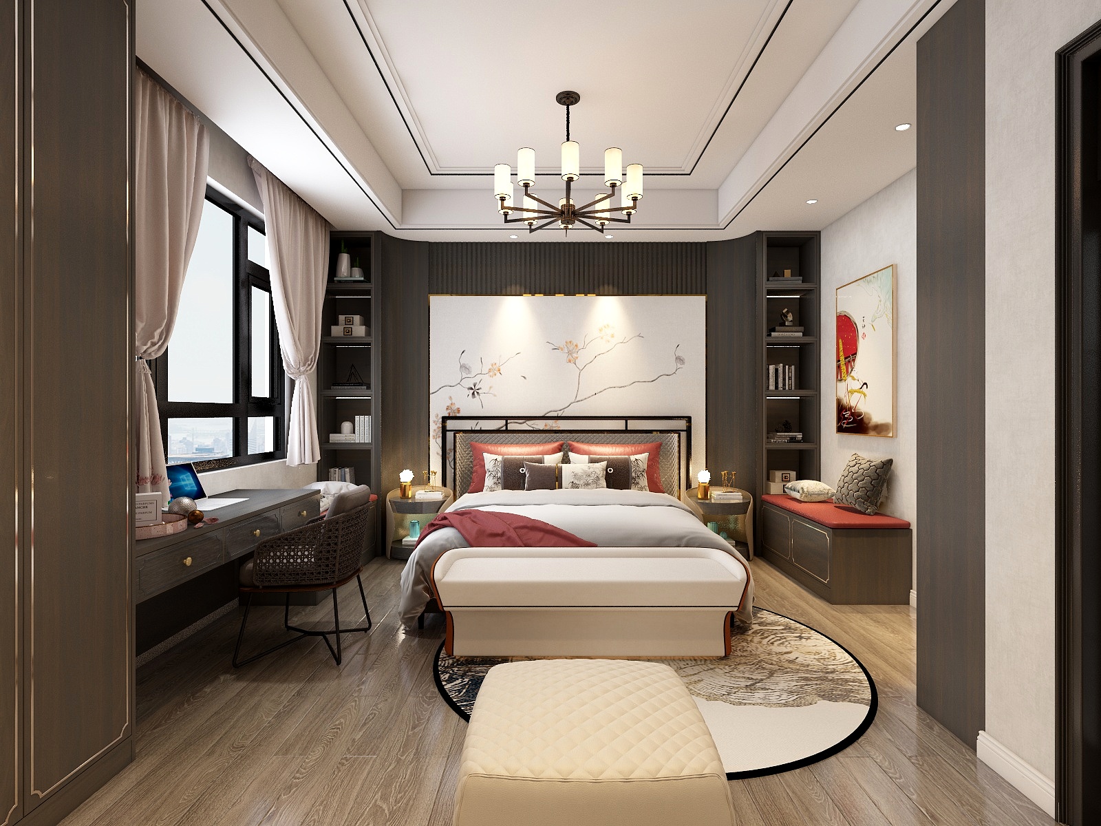 杨勇师兄-新中式装修效果图