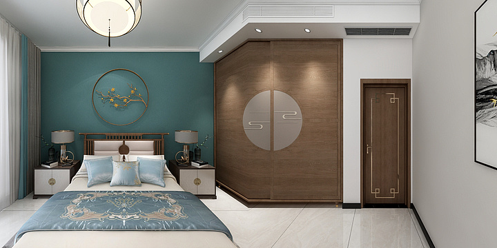 胡彦武-阳光城-中式-装修设计方案