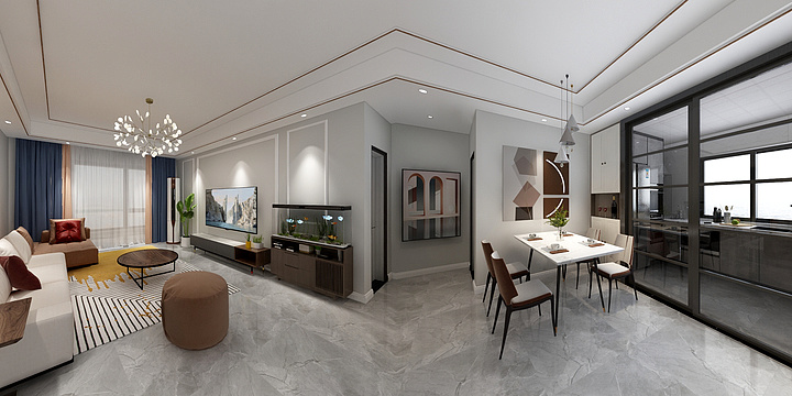 空间设计师姜伟-邦泰2#704刘宁宁朋友-装修设计方案