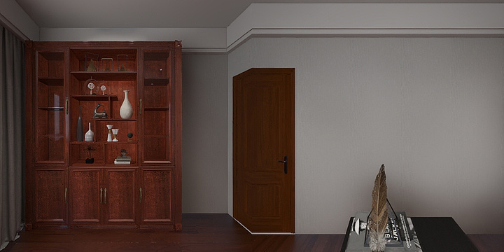 仰望星空-欣欣家园书房-装修设计方案