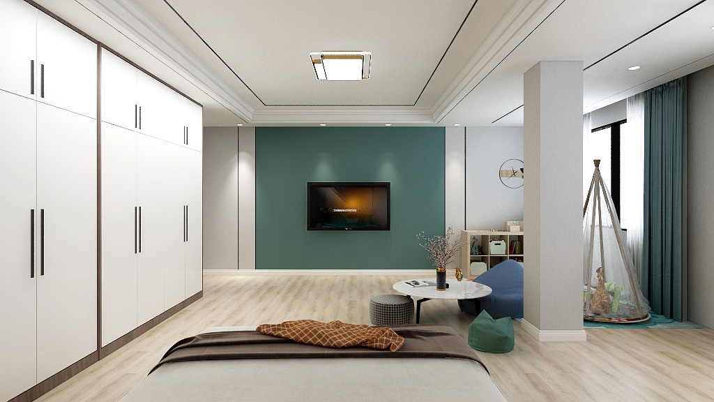 晴天ABC-自建房卧室-装修设计方案