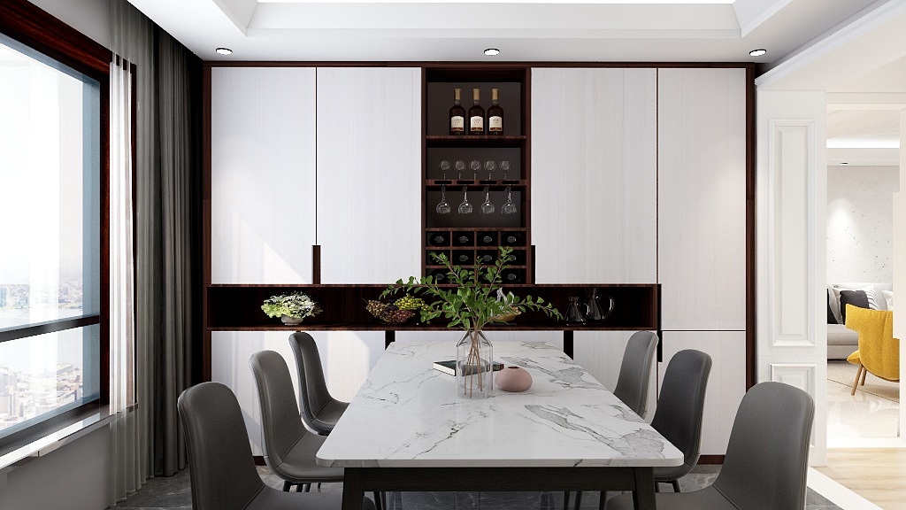 Candice陳琛-客餐厅-装修设计方案