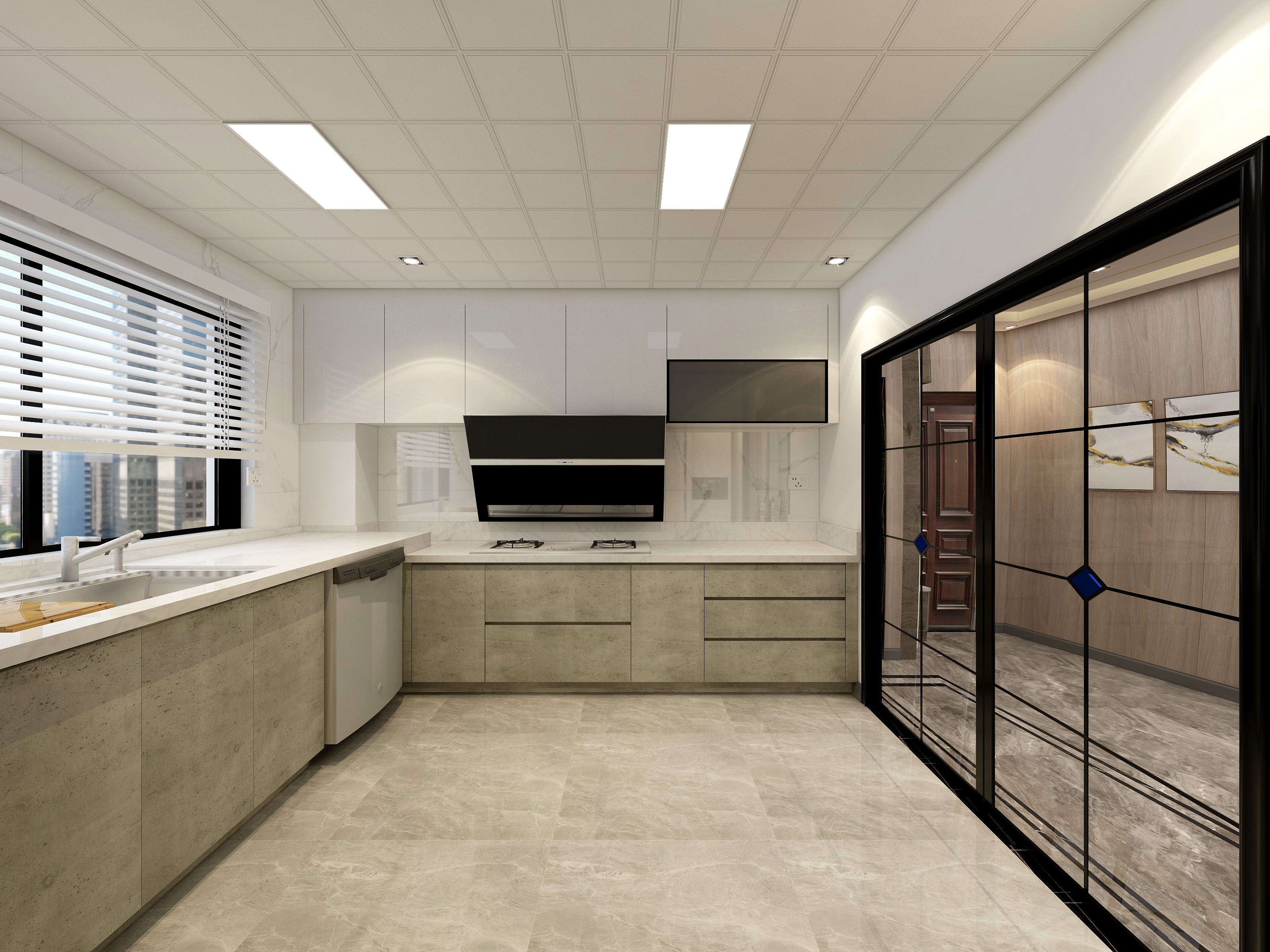 常科-190平现代轻奢别墅装修效果图