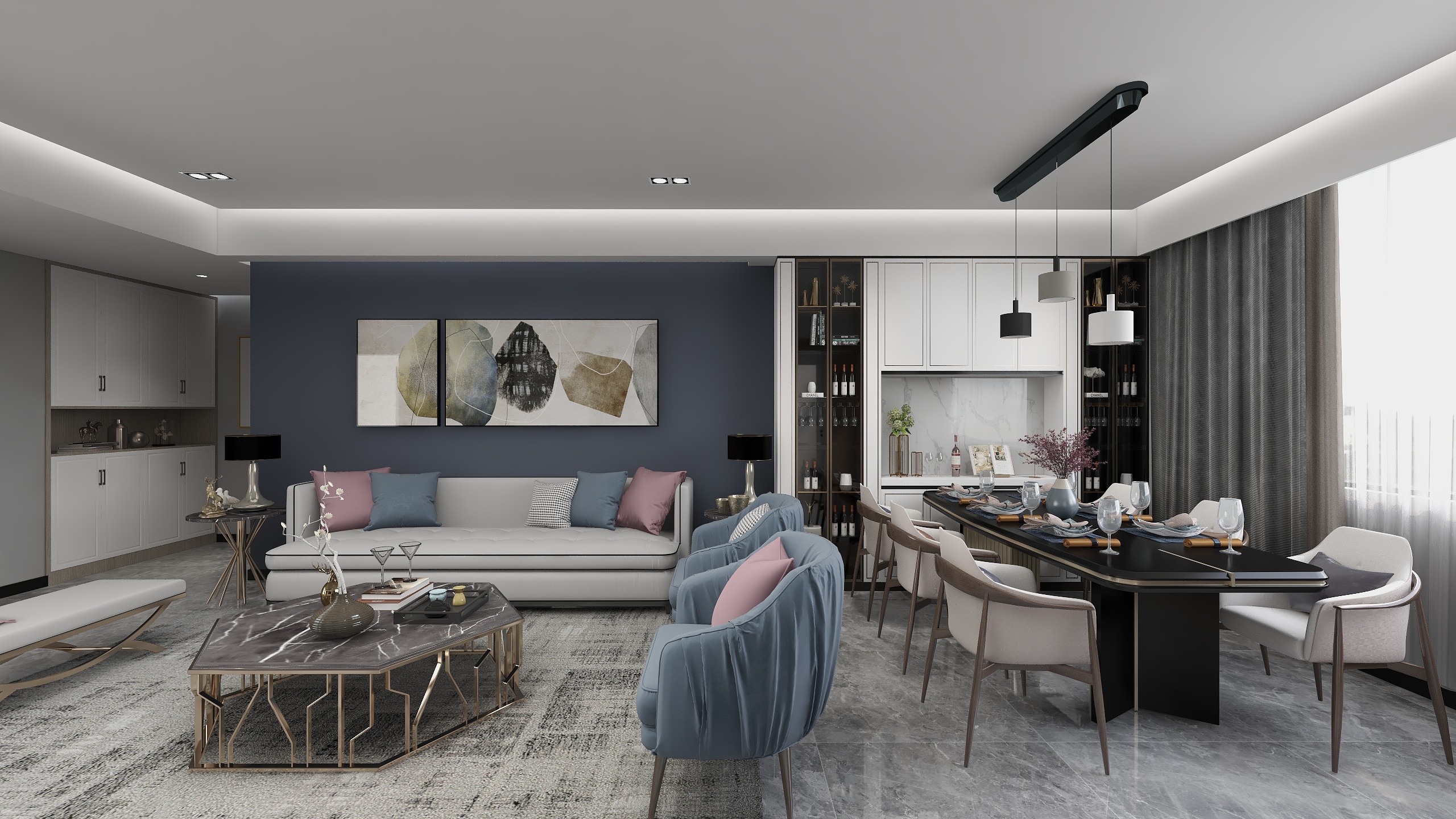 IDesig珏-霍家小区-装修设计方案