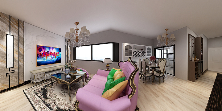 乾烽学馆-首席设计师-荣豪花园29楼-装修设计方案