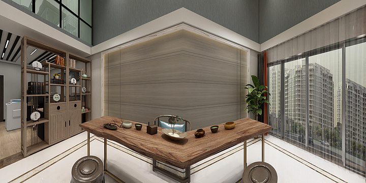 银designer-办公室-装修设计方案