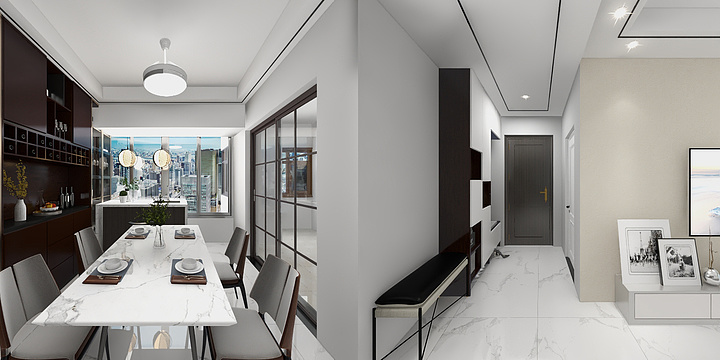 尚品家装饰有限公司-玖龙山8栋804-装修设计方案